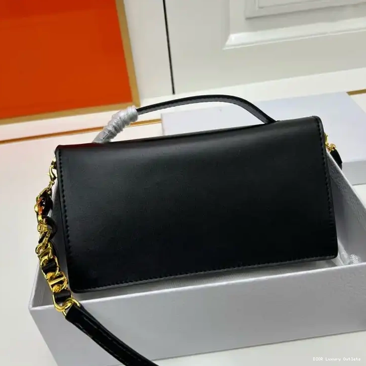 Cheap Calfskin Black Bag CD Mini Dior Signature 0514 Luxury